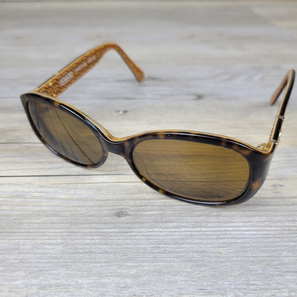 Coach Sunglasses S439 Anna Tortoise Logo Print Women 135mm Frames Only